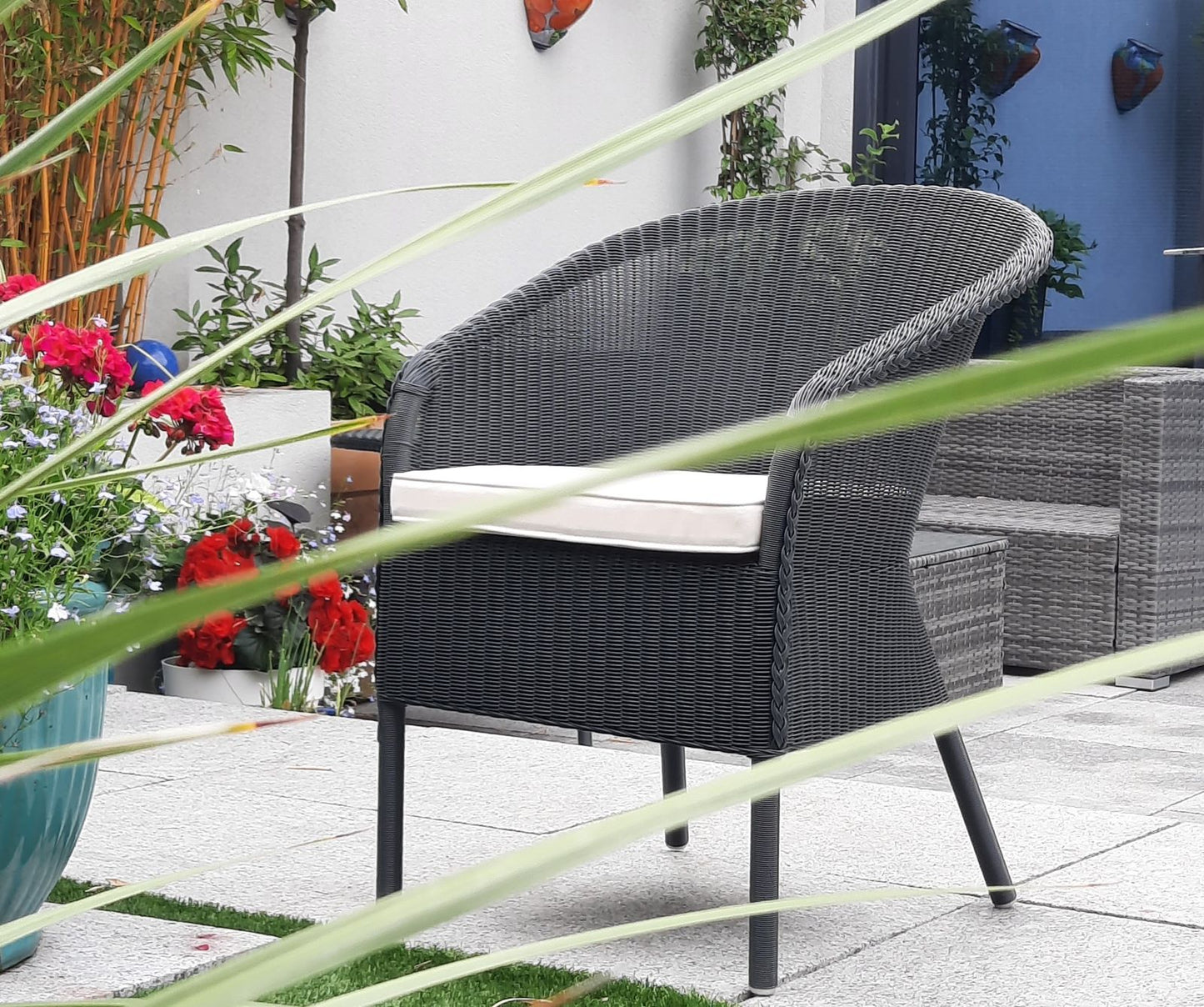 Henley Outdoor Chair finished in "Hackney Grey"