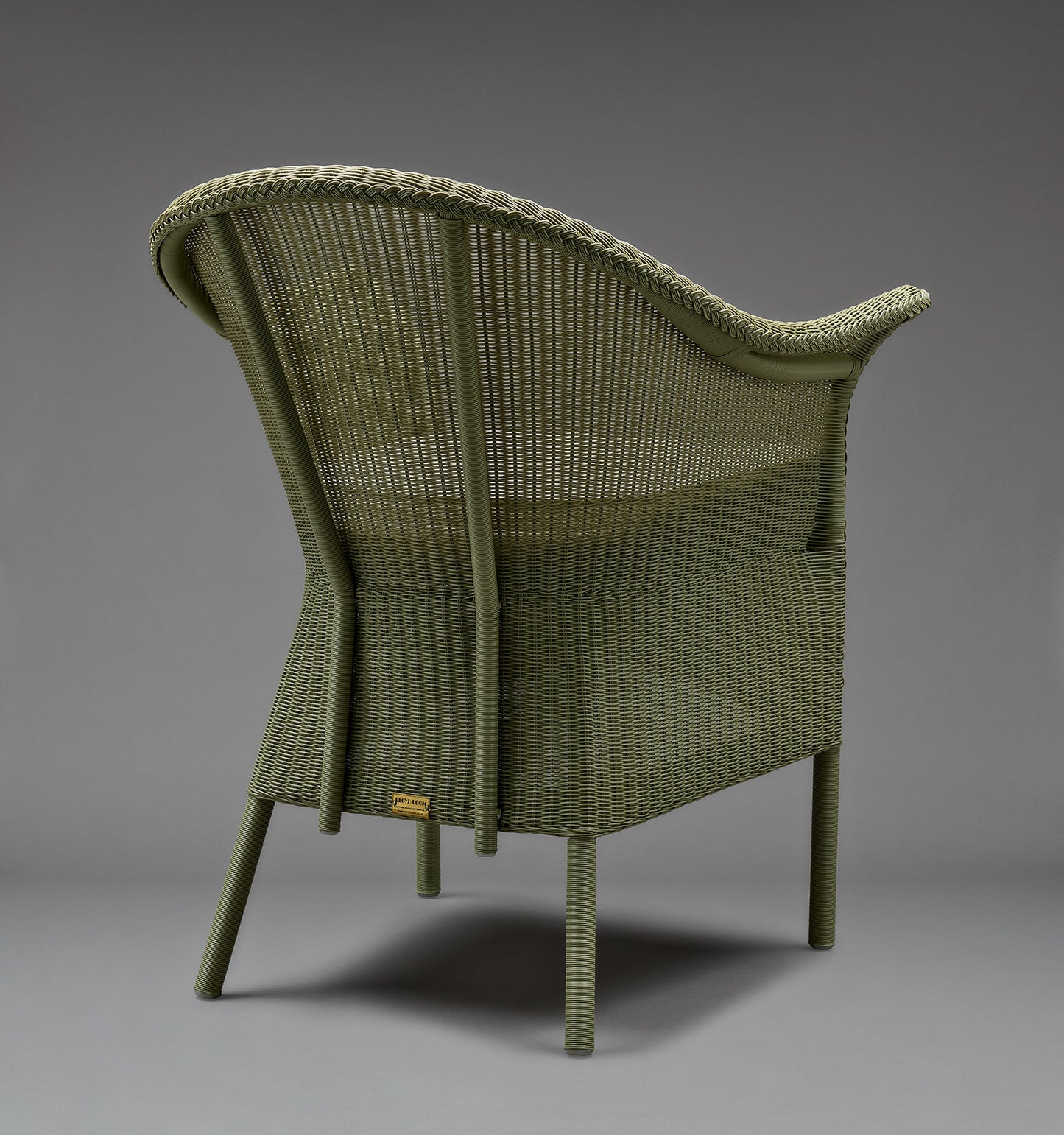 Lloyd Loom Outdoor Blenheim Chair finished in Panama Green